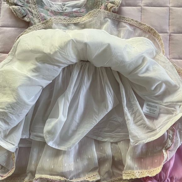 Love & Grow 2pc Pink Floral Lace Set Size 4T - Picture 11 of 16